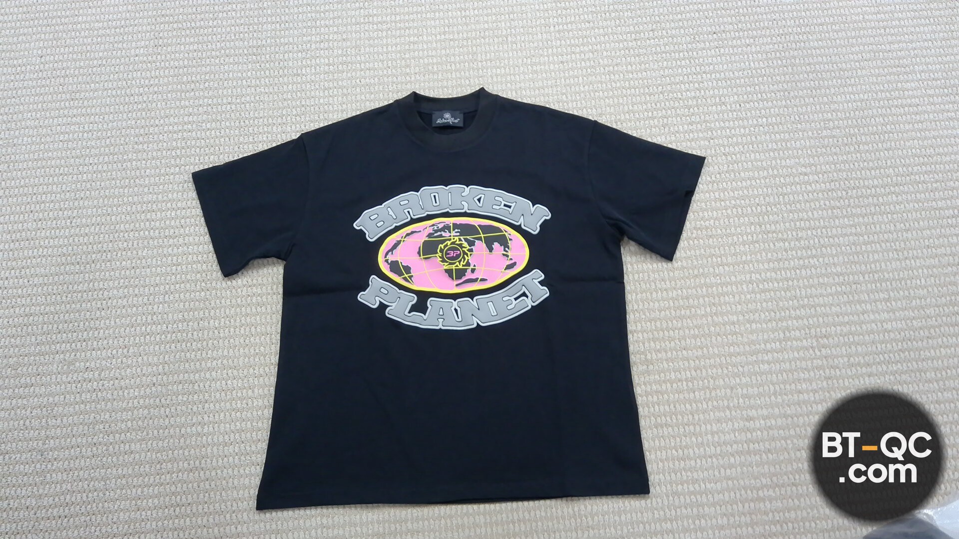 Broken Planet Midnight Black T-Shirt QC