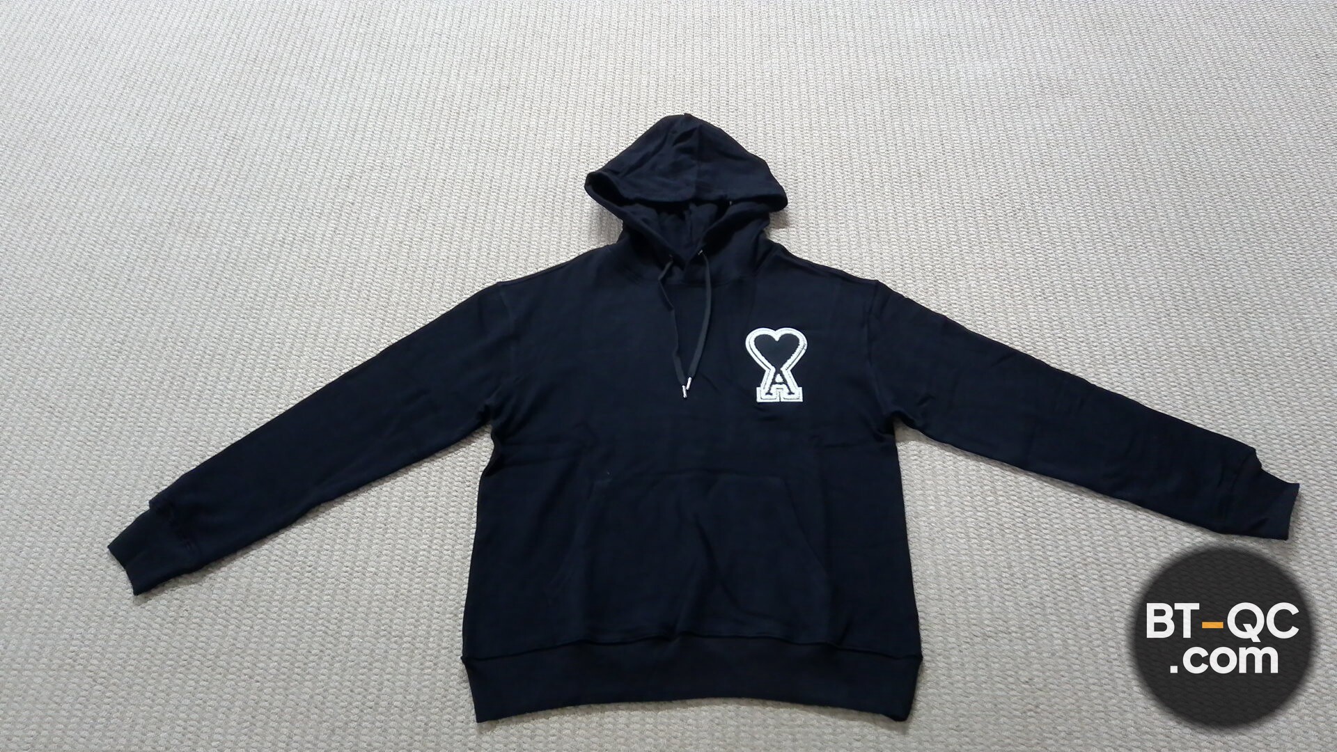 Ami Alexandre Mattiussi Black Hoodie QC