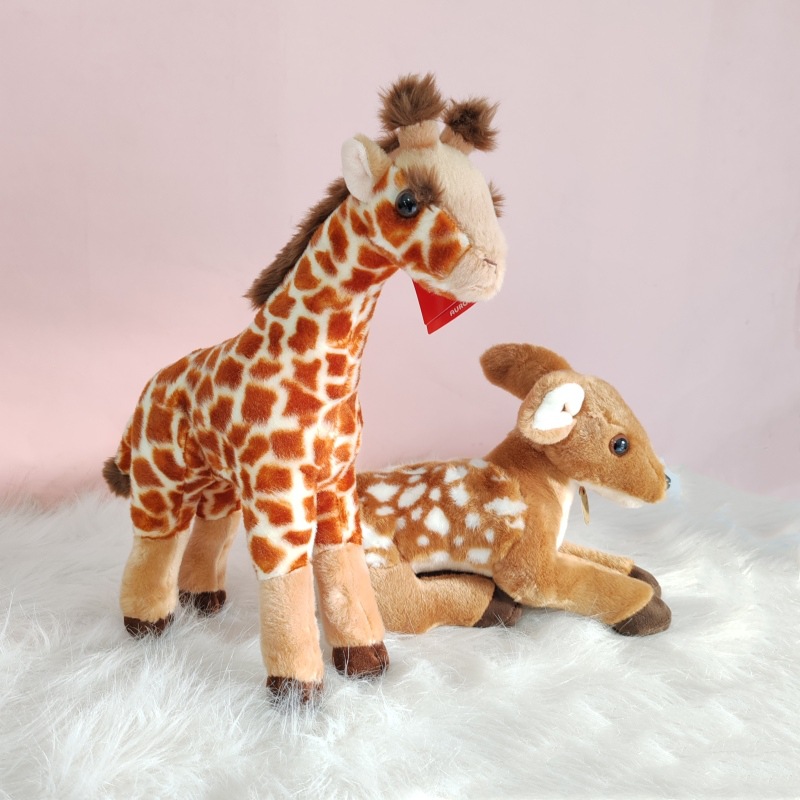 Aurora Giraffe Plush Toy Fawn Doll with Bracket Doll Doll Birthday Gift Ornaments Cross Border