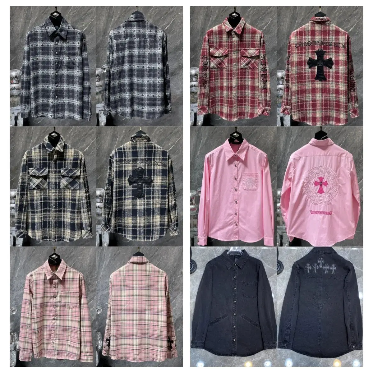 Button Down Shirt Sanskrit Letter Horseshoe Jacket ch