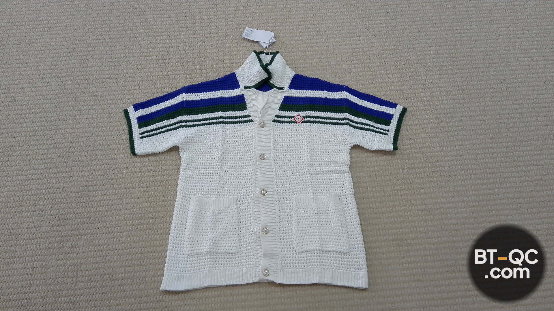 Striped Knit Cardigan QC