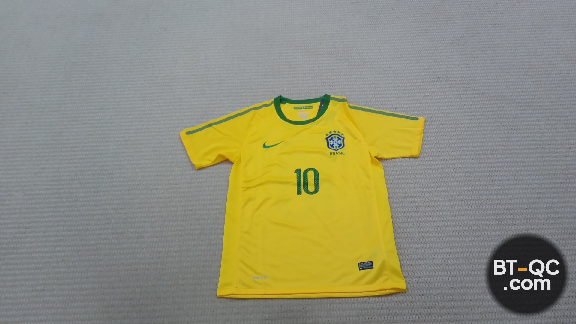Nike Brazil National Team Kaka 10 Soccer Jersey QC