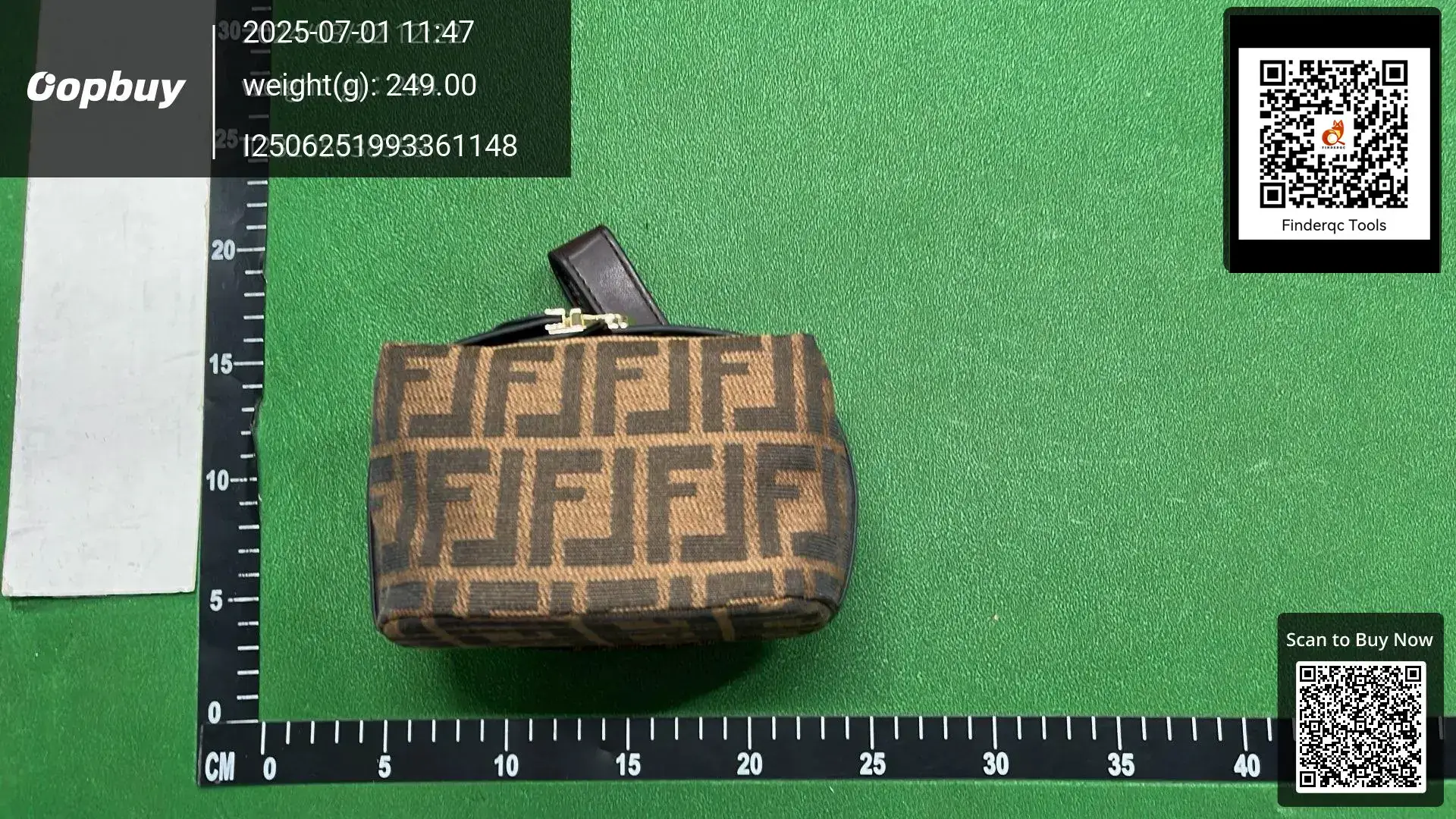 Fendi FF Monogram Shoulder Bag