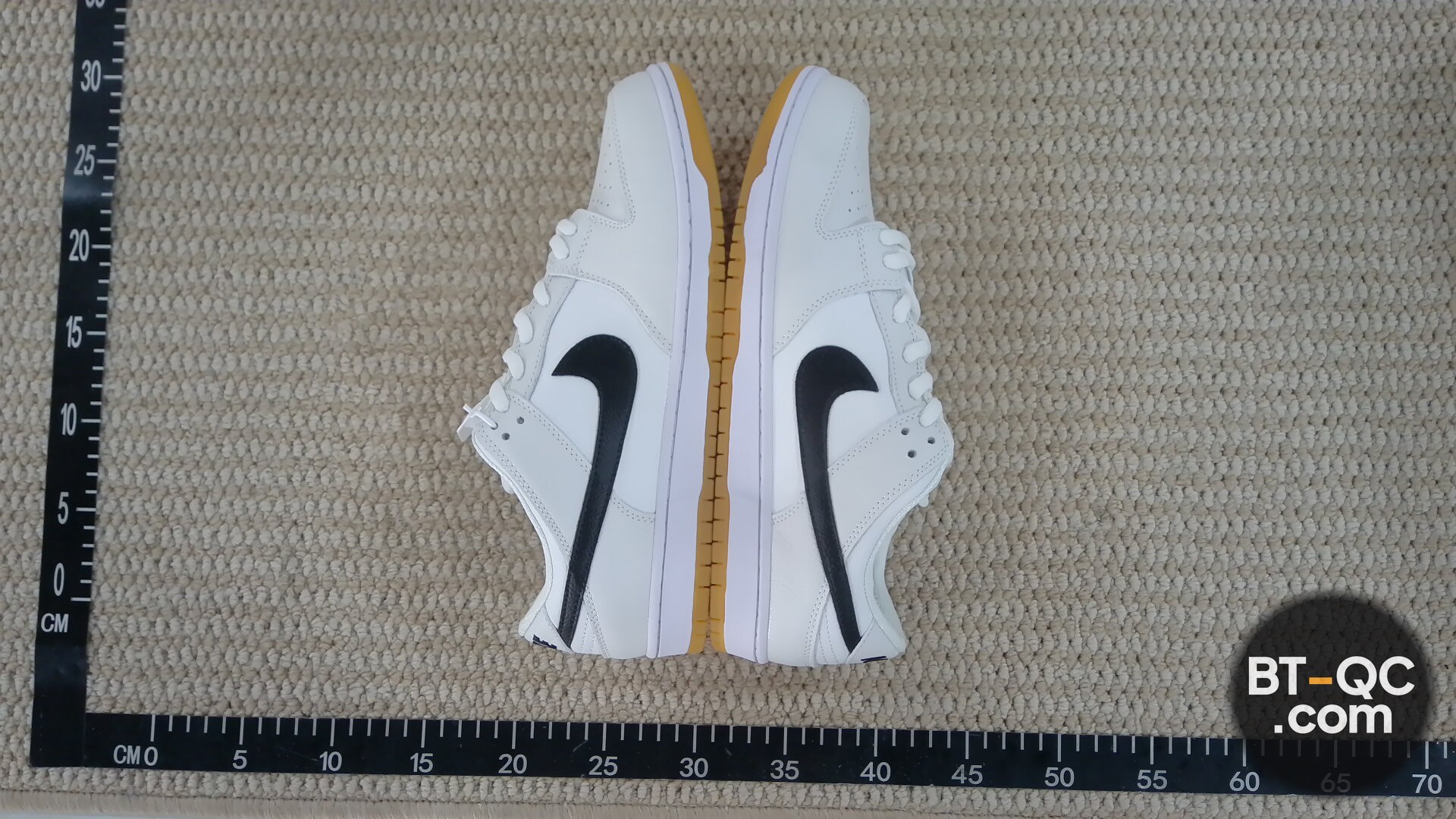 Nike Dunk Low SB White Black Gum QC