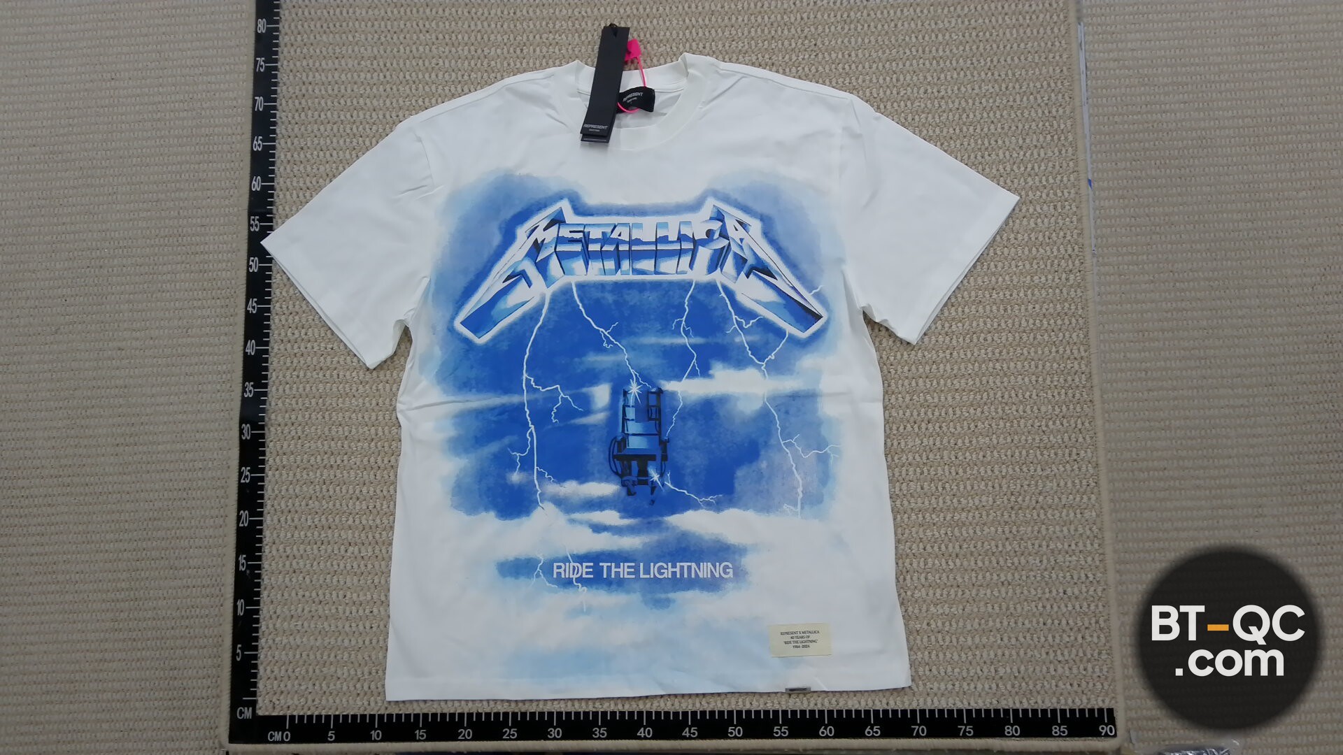Represent x Metallica Ride The Lightning T-Shirt QC