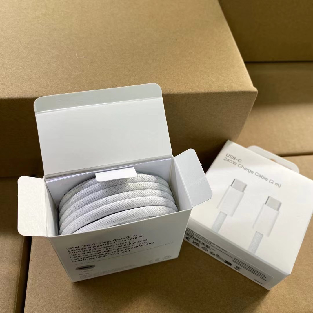 240W Braided Data Cable Suitable for Apple 16 Mobile Phone iPad Tablet Mac Laptop Fast Charging Charging Cable