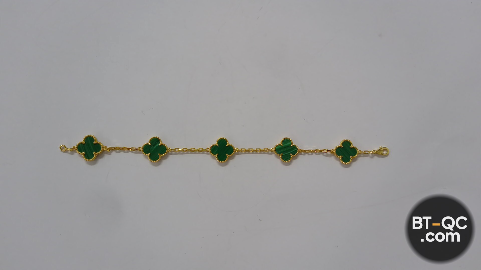 Van Cleef & Arpels Sweet Alhambra Bracelet Malachite Gold — foto QC 3