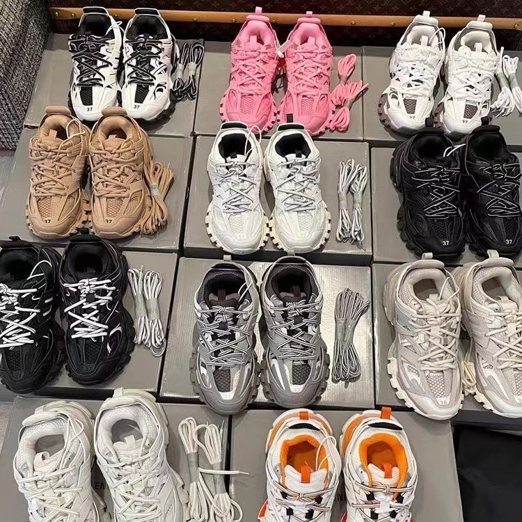Putian 3.0 Cross-border plus Three Generation Retro Paris Track Shoes Men and Women Lovers Shoes Triple Torre Shoes South Korea QC-foto från 1688 på Qualit.ly