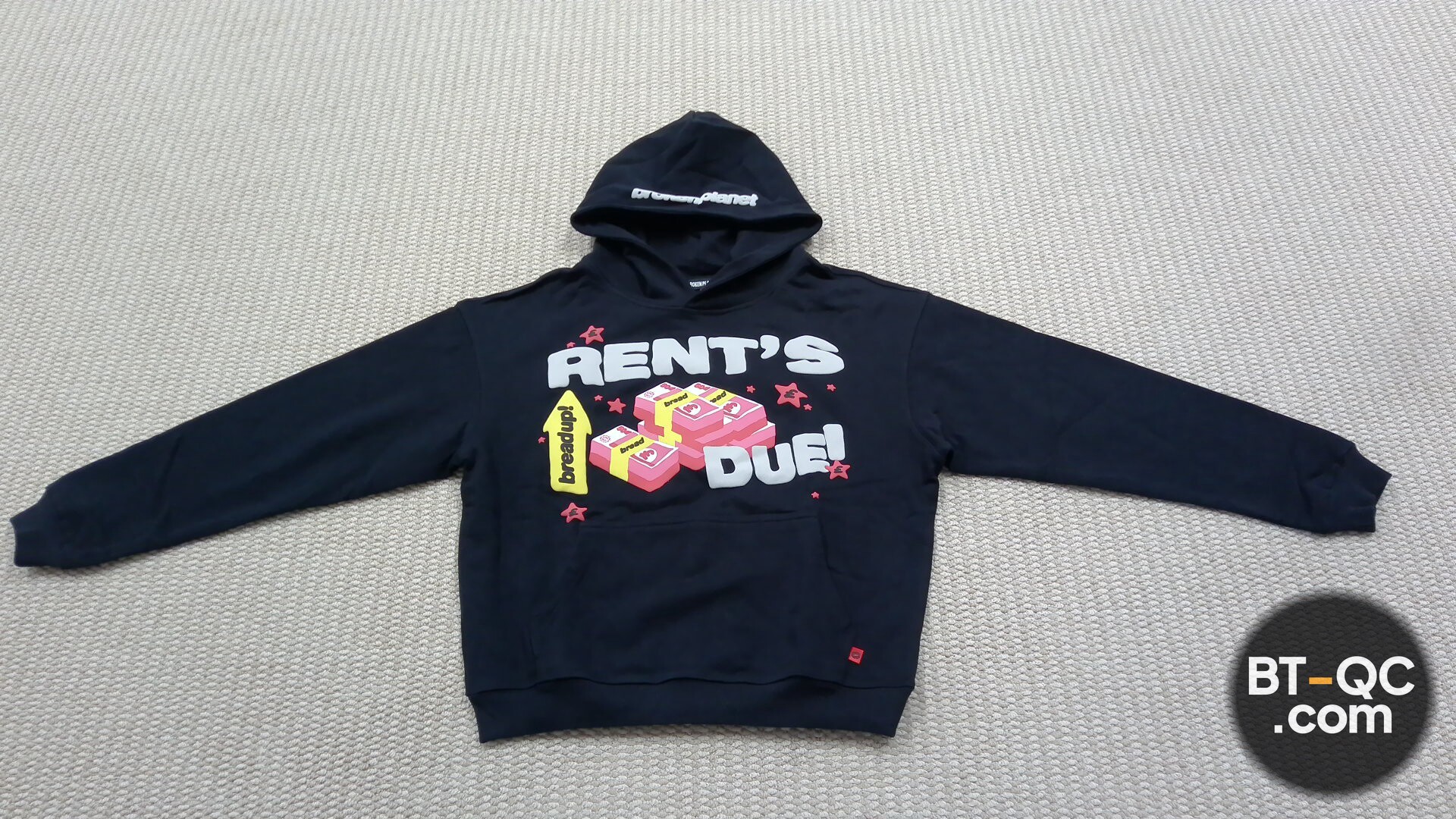 Broken Planet Rents Due Hoodie QC