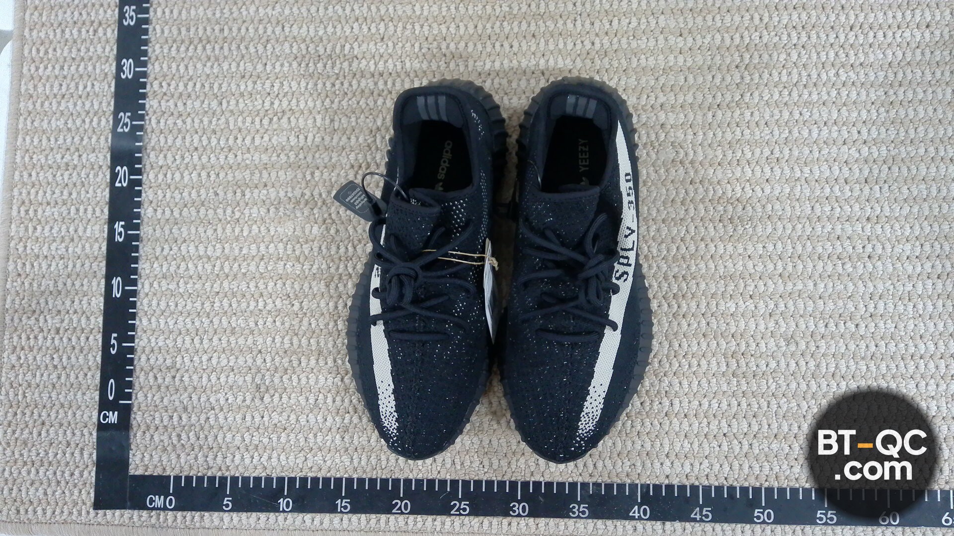 Adidas Yeezy Boost 350 V2 Core Black White QC