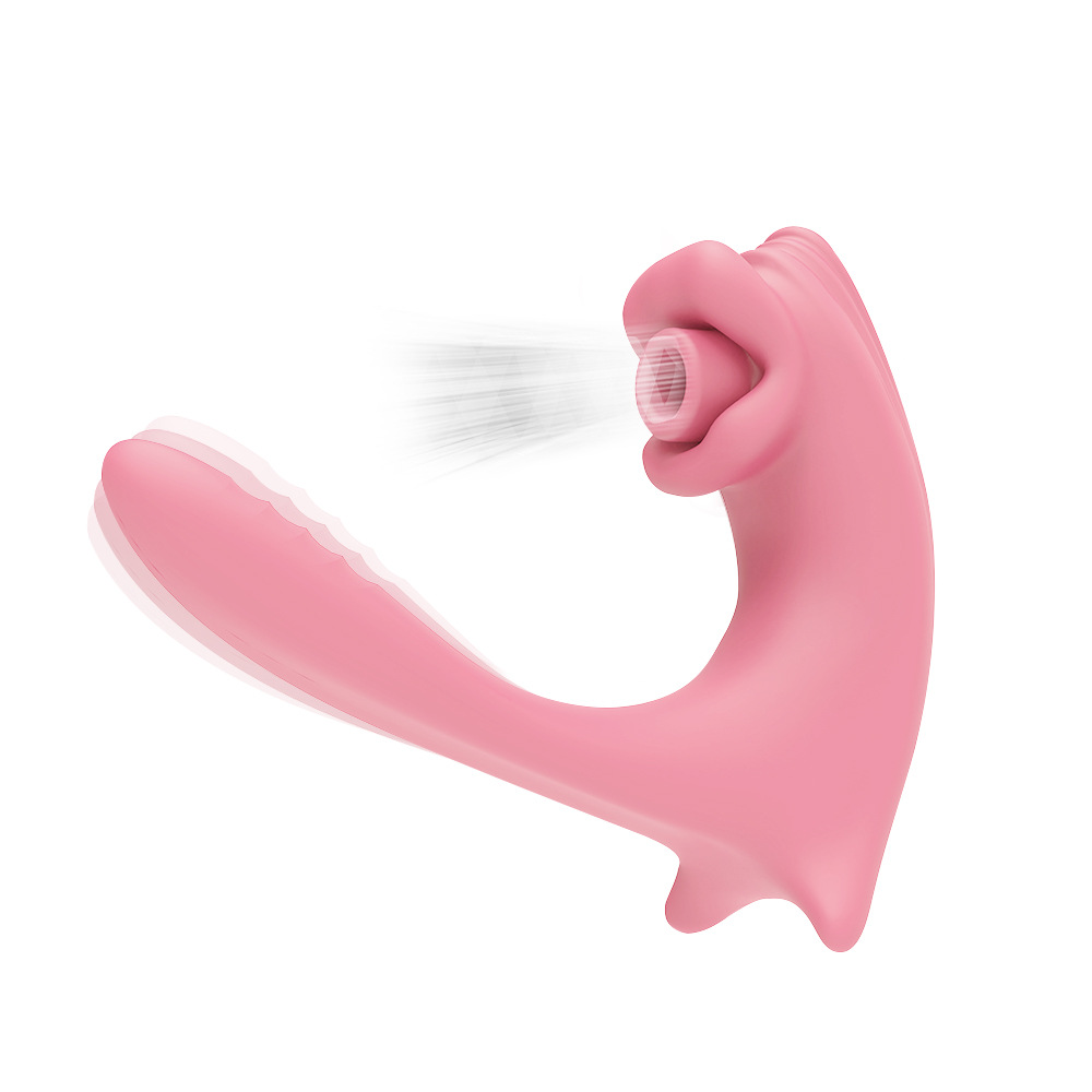 Big Mouth Sucking Vibrating Wearable App Remote-Controlled Vaginal Stimulation Orgasm Massager Sex Toy