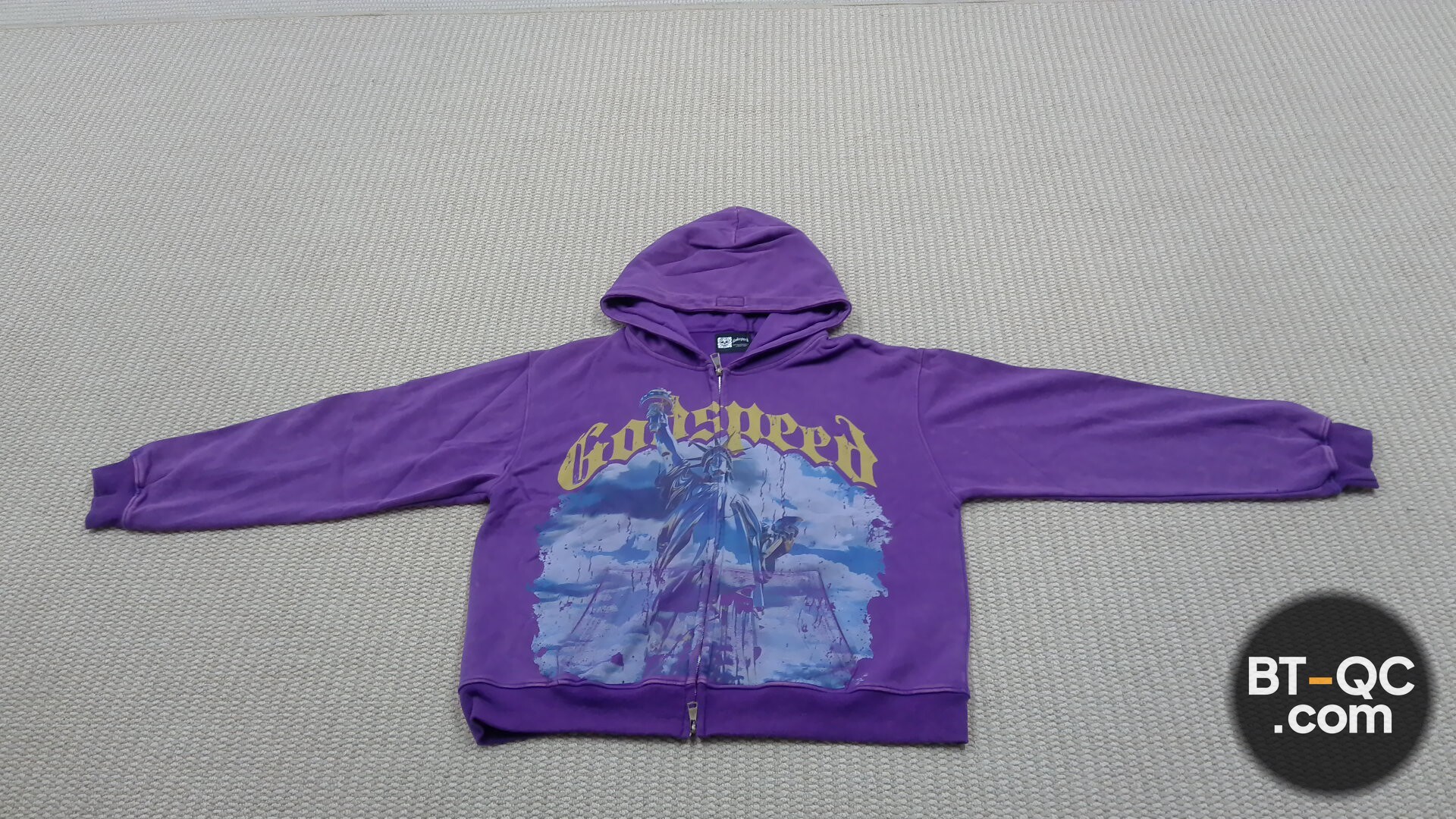 Godspeed Purple Hoodie QC
