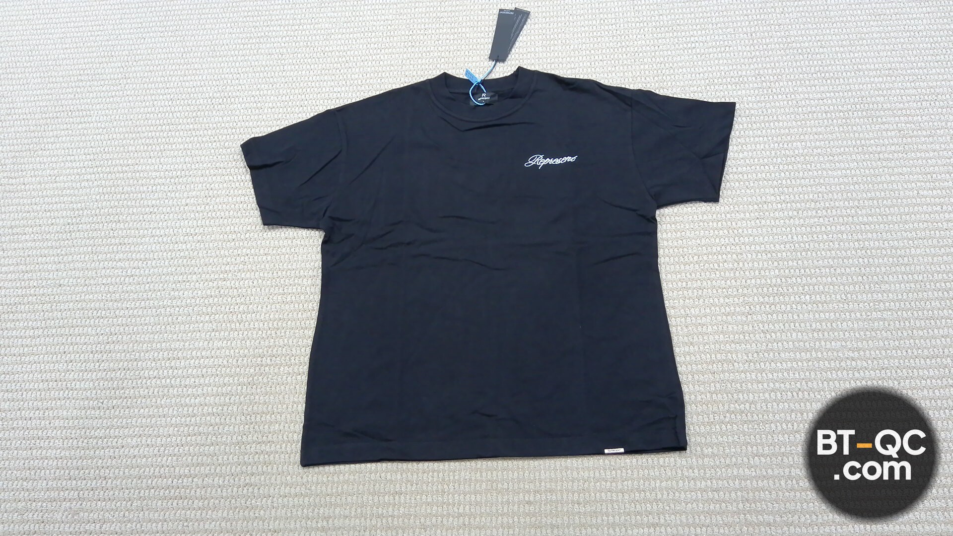 Represent Black T-Shirt QC