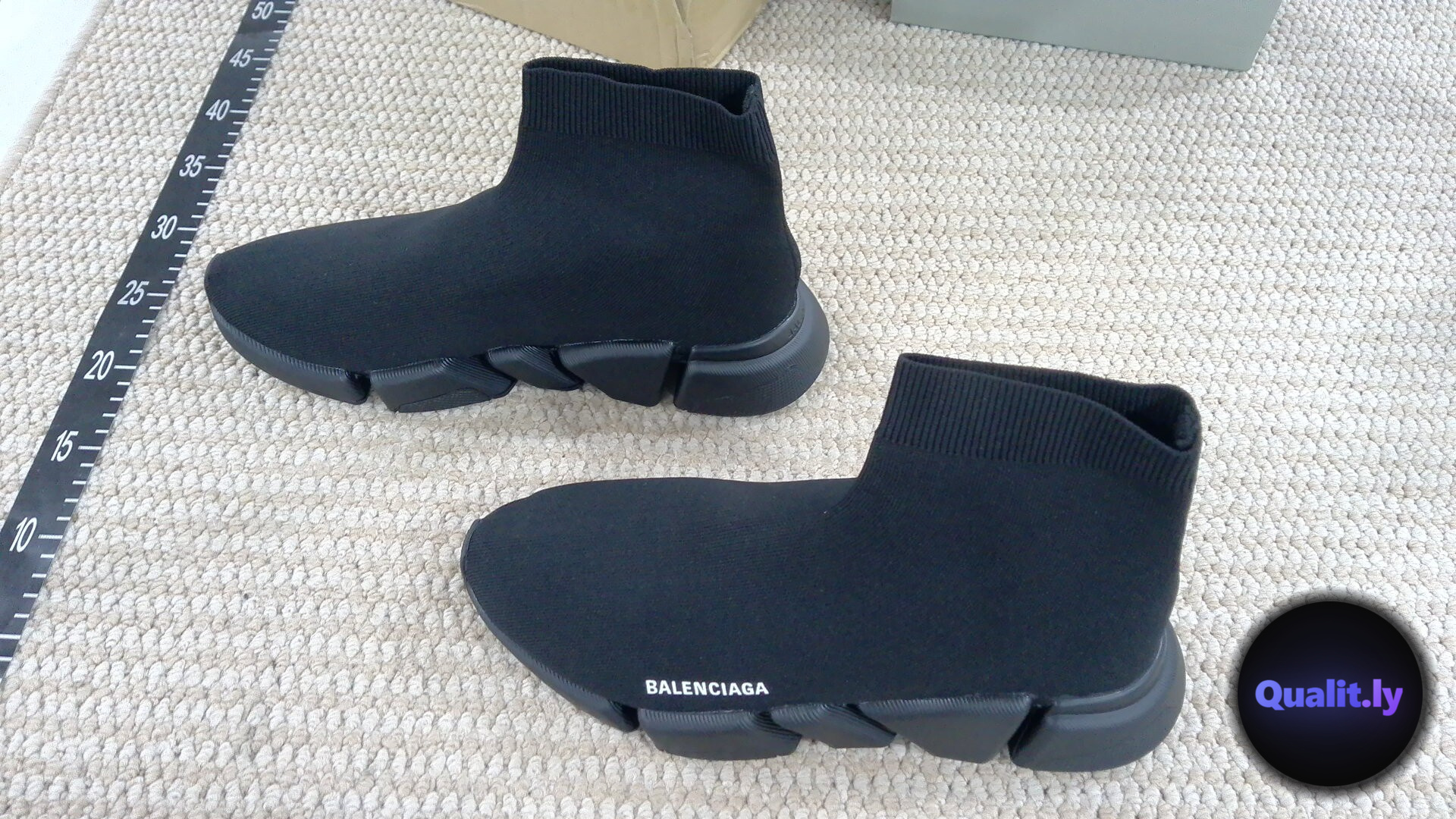 Balenciaga Speed Sock Sneakers Black QC