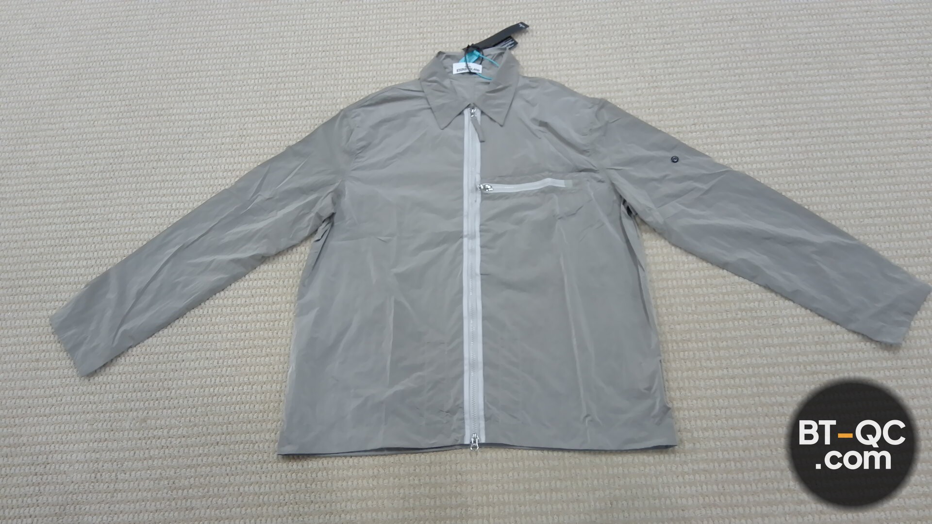 Stone Island Light Grey Zip Jacket XXL QC