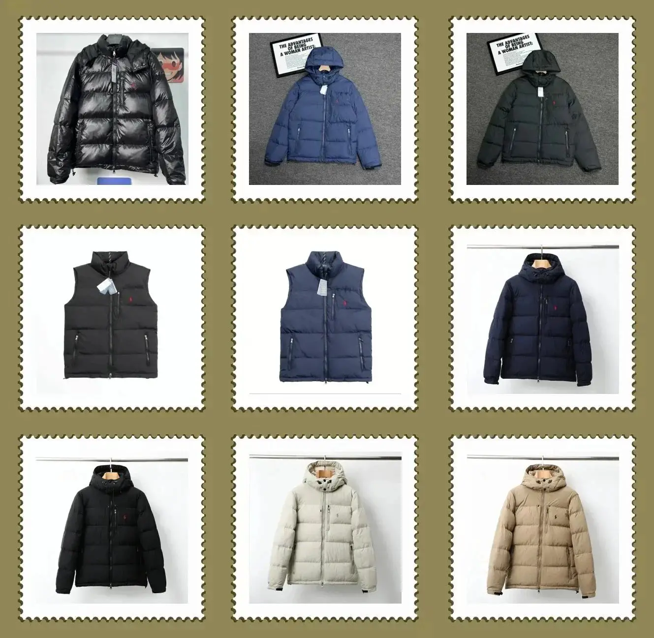 R*-*A*-*L*-*P*-*H*-*L*-*A*-*U*-*R*-*E*-*N*-*High*quality*quantity*feather*down*suits*compilation*set