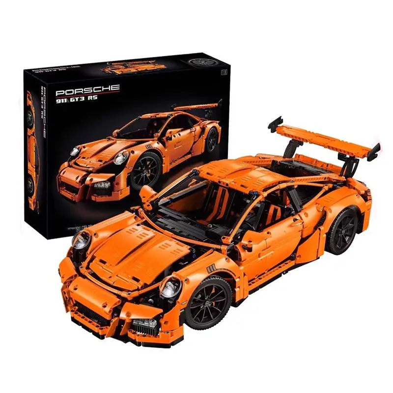 Compatible with Le 42056 Technology Mechanical Group High Porsche 911Gt3Rs Sports Car Racing Assembled Building Block Toys