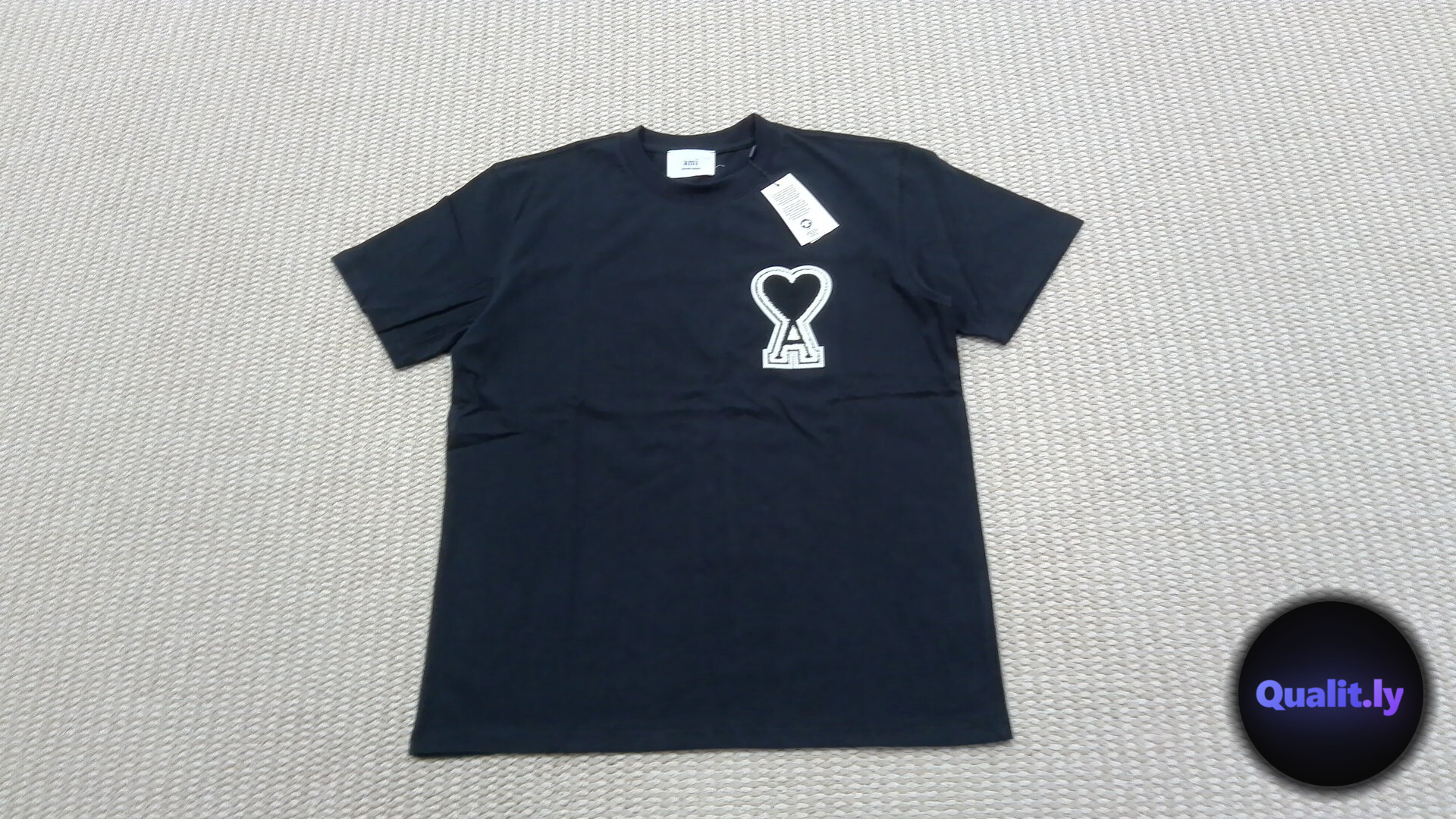 Ami Alexandre Mattiussi Black T-Shirt QC