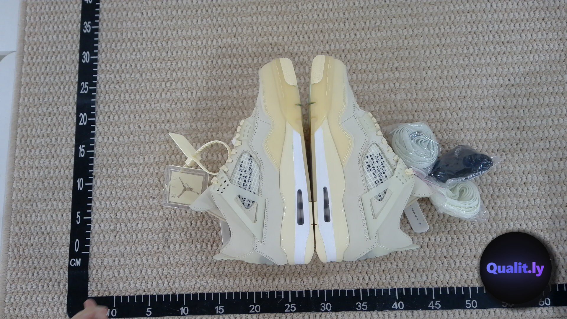 Nike Air Jordan 4 Off-White Sail QC