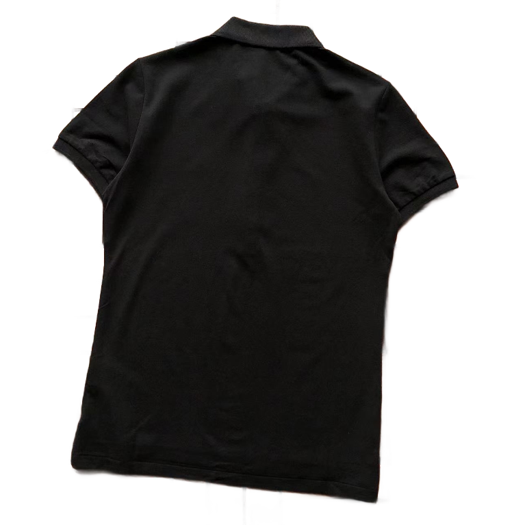 Right Crown Shield, Left Large and Small Sizes, Front Coin Billion String, Horizontal Stripe on the Collar, Twelve-Color Lapel Short-Sleeve 55052602 QC photo from TAOBAO on Qualit.ly