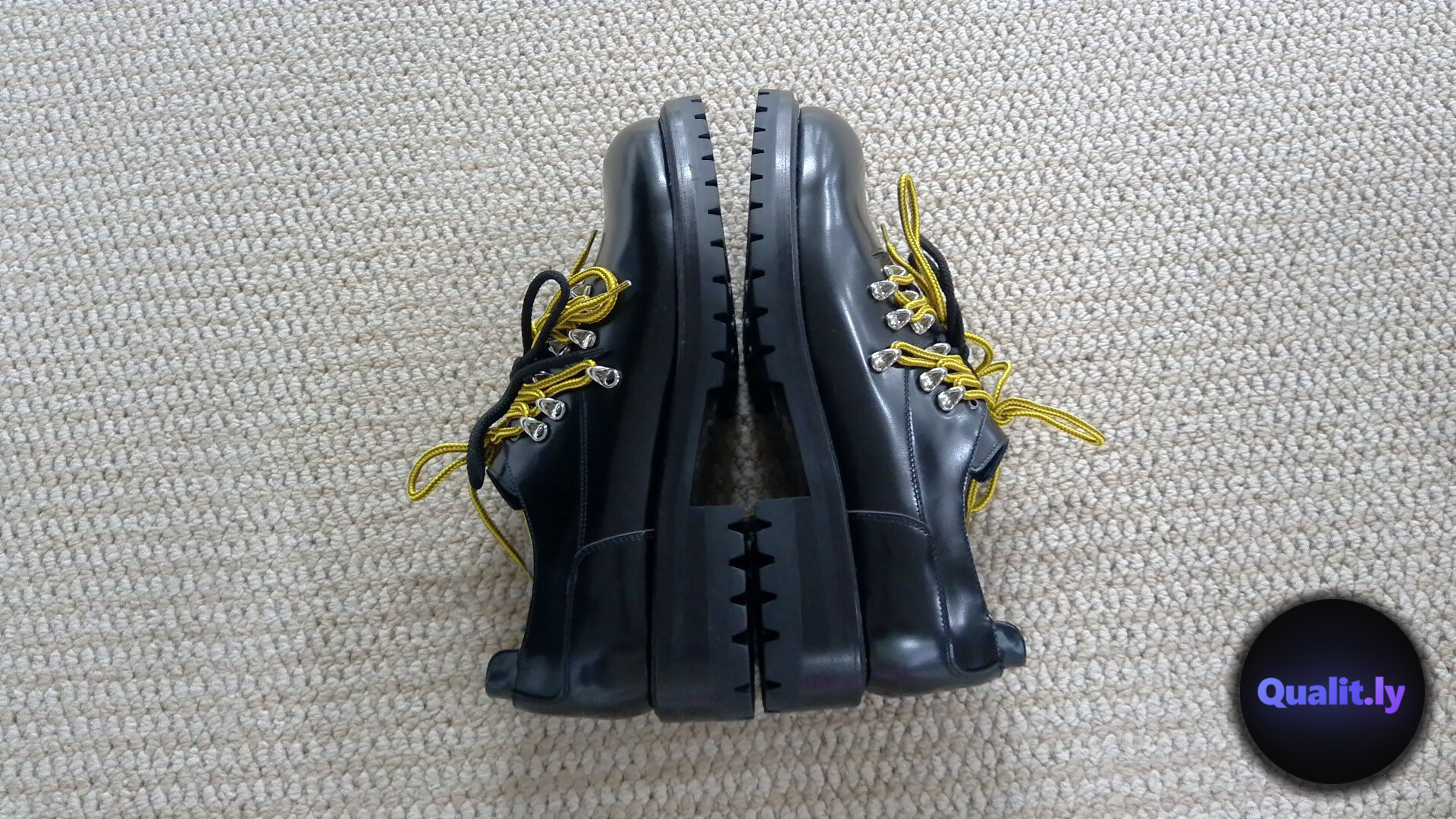 Nanni Nero Black Leather Lace Up Boots QC