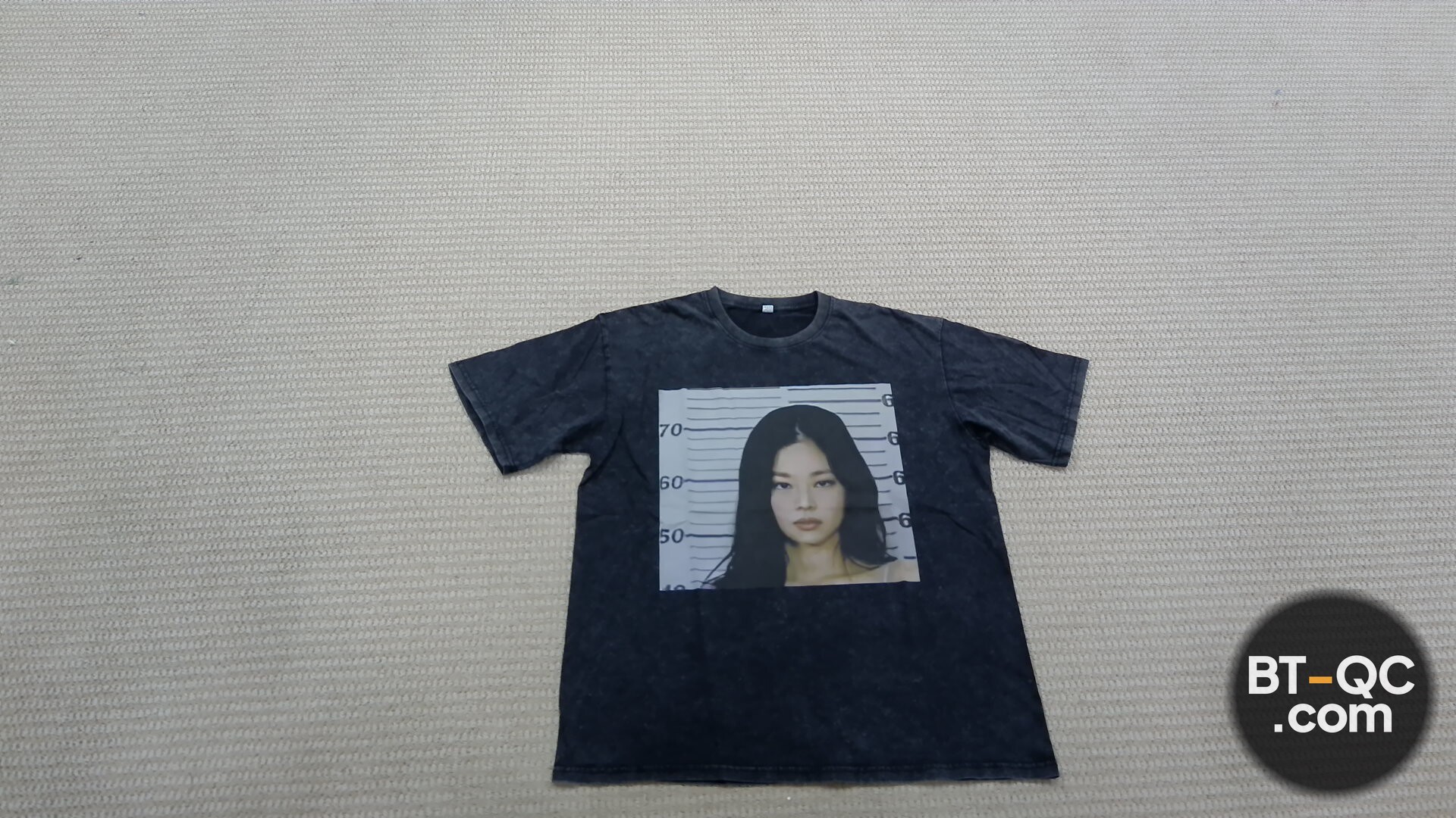 Kk11 Clothing Jennie Kim Tee Vintage Jennie Face Retro Short-Sleeve T-Shirt QC