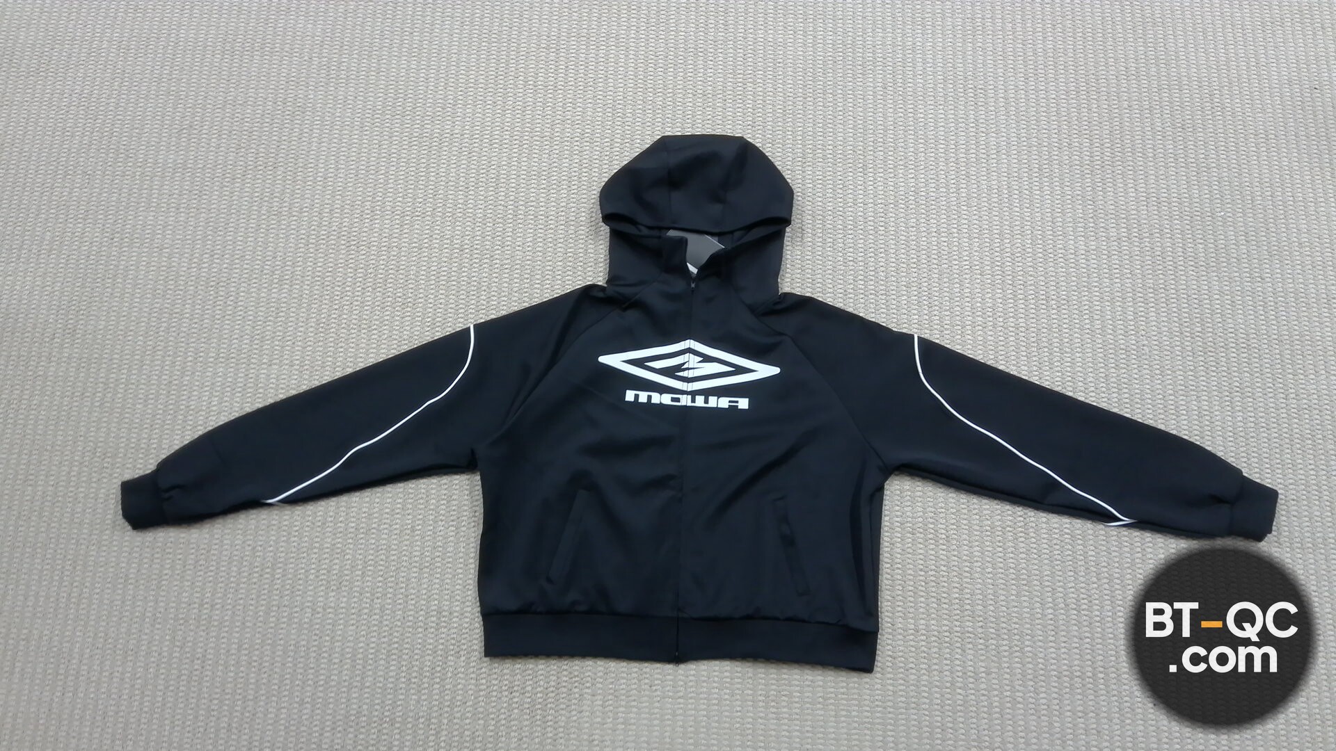 MOWALOLA Black Track Jacket QC