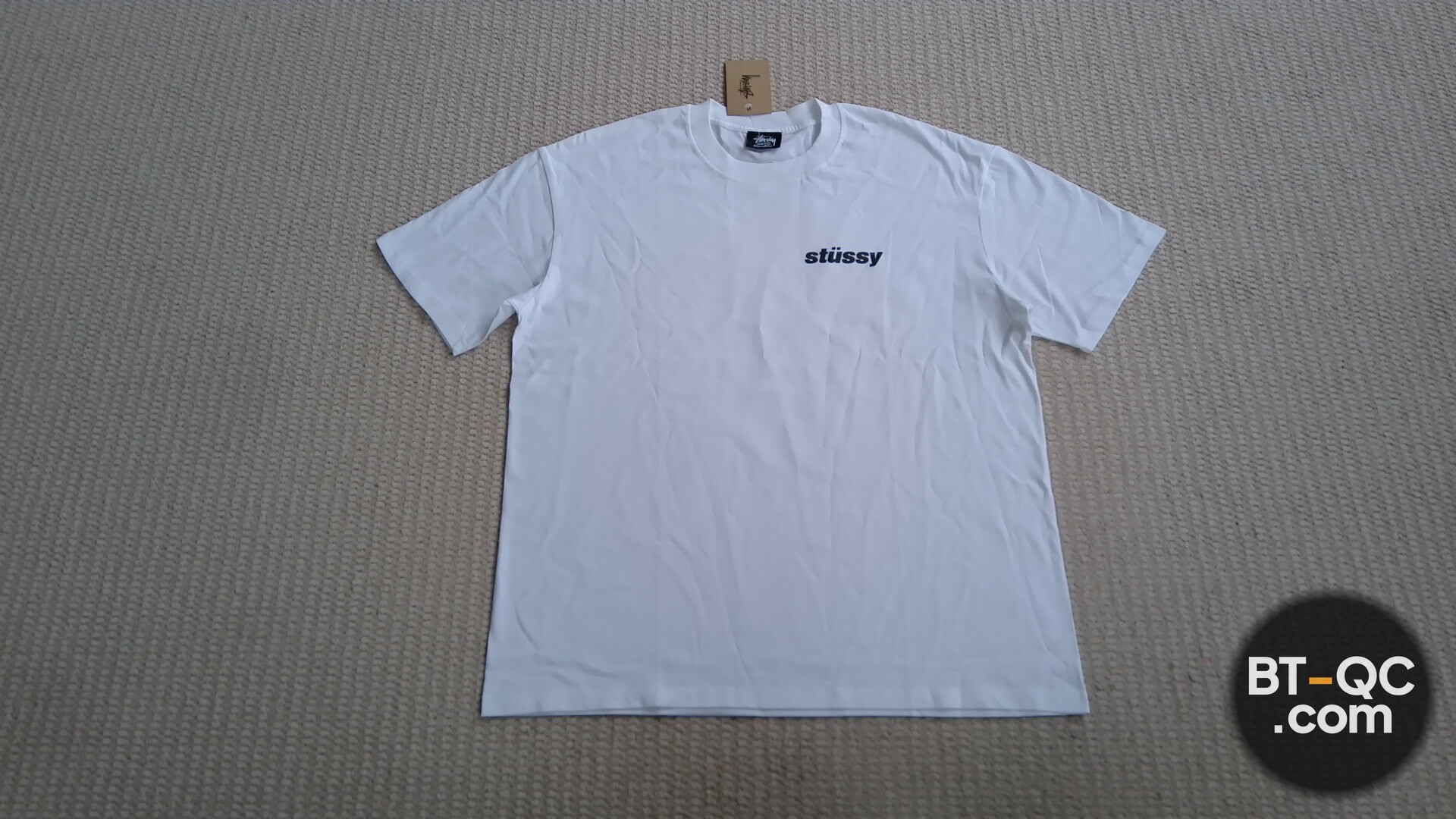 Stussy Basic Logo T-Shirt White QC