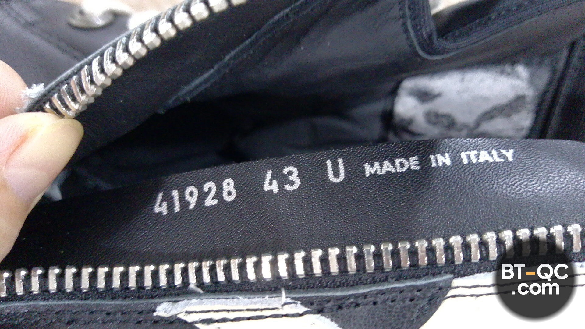 Rick Owens High Top Sneakers Black Cream — fotografie QC 3