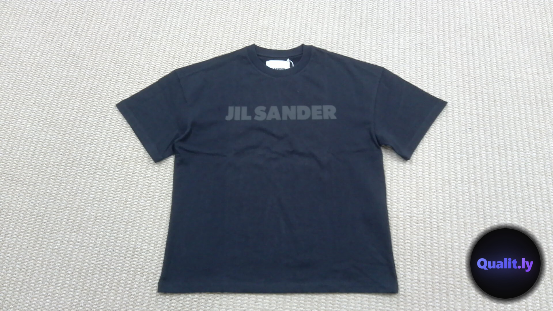 Jil Sander Black Cotton T-Shirt QC