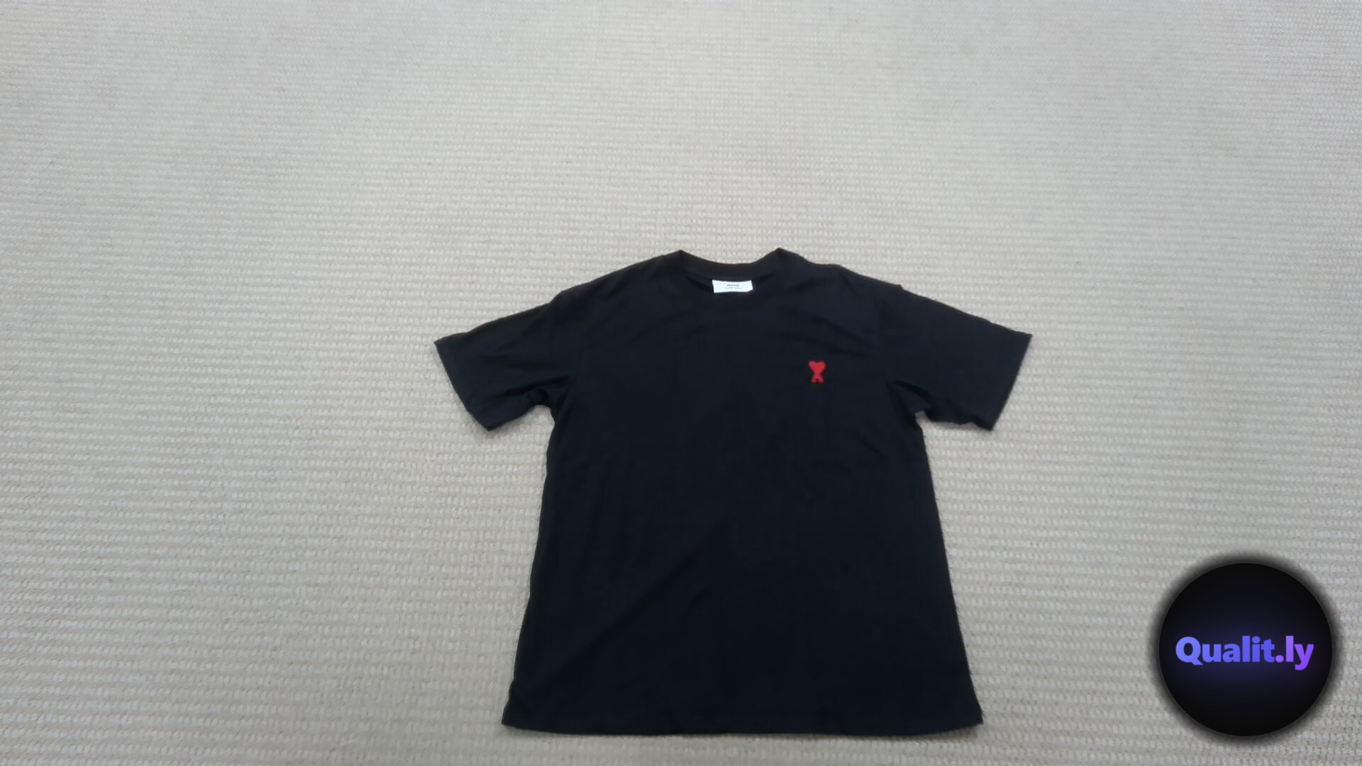 Ami Alexandre Mattiussi Black T-Shirt QC