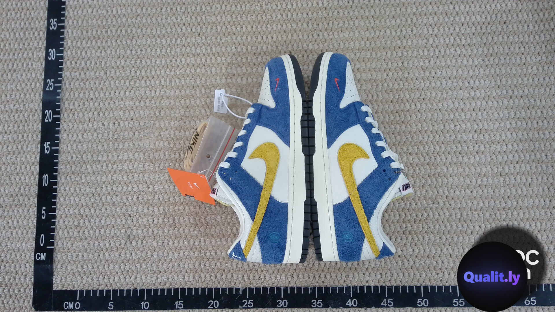 Nike Dunk Low CZ6501-100 Blue Yellow Sneakers QC