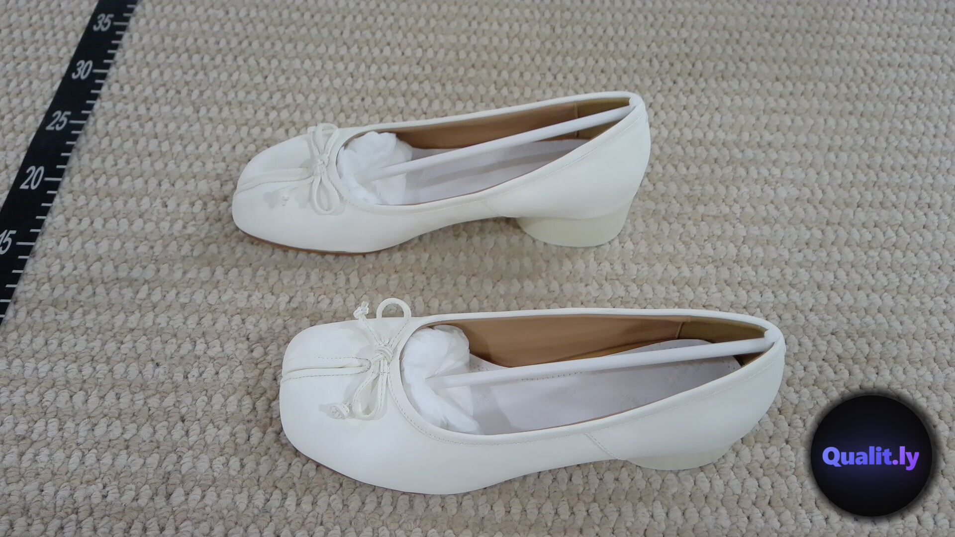 Maison Margiela Tabi Ballerina Flats White QC