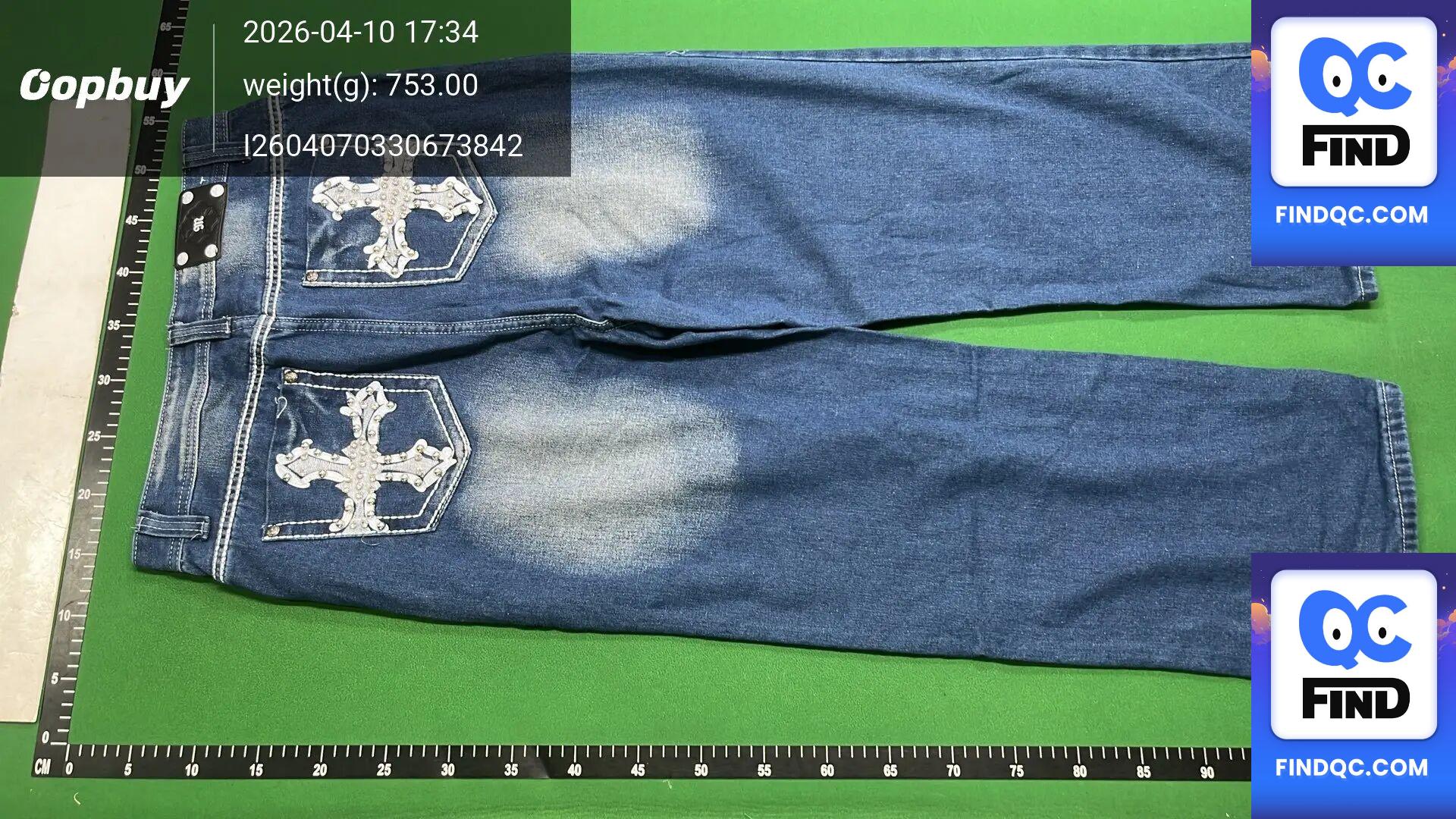 High Street American Style Retro Blue Flared Jeans Men's High-end Sense Straight Slimming Men's Street Trendy Pants QC
