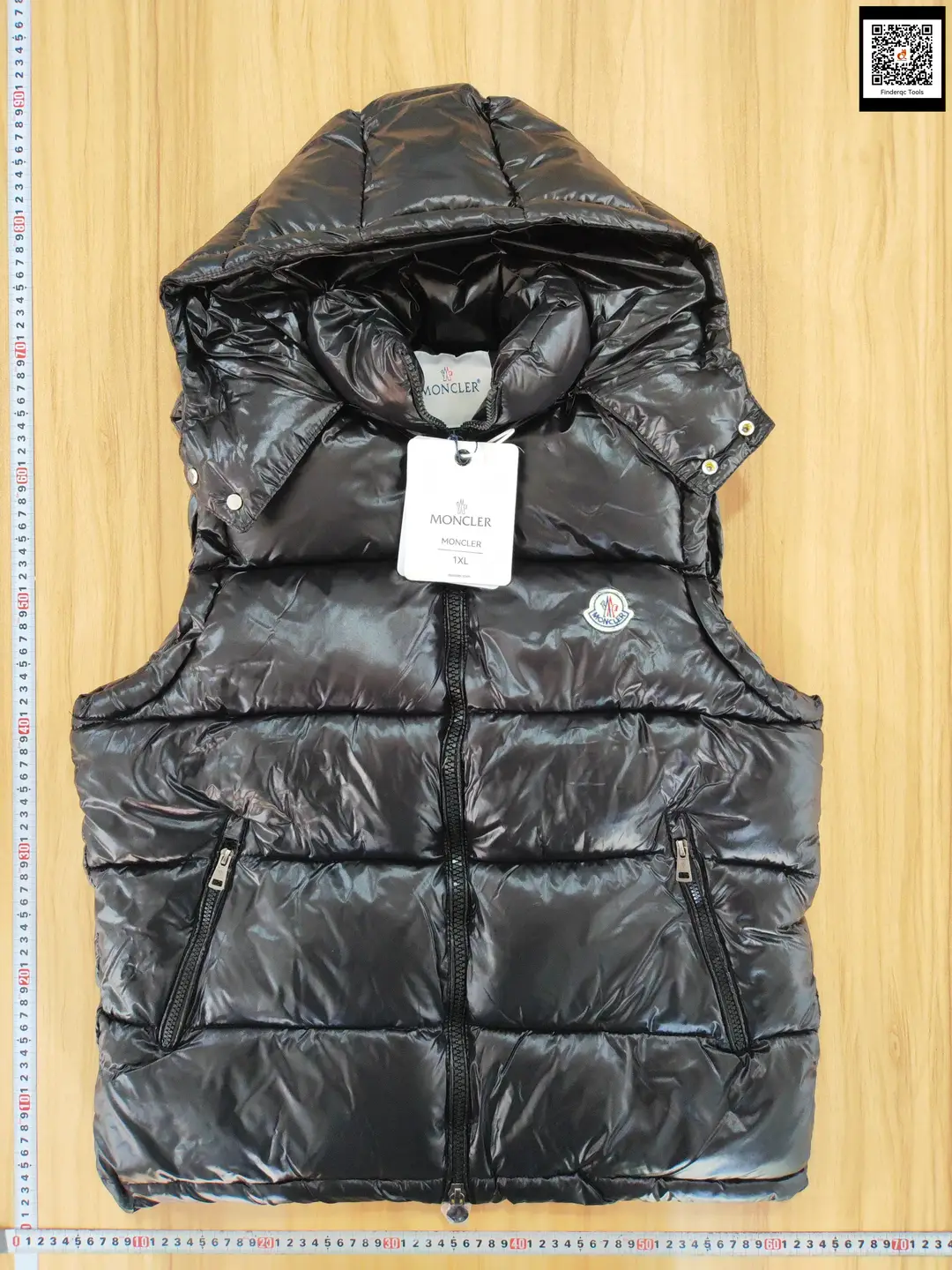 Moncler Black Puffer Vest