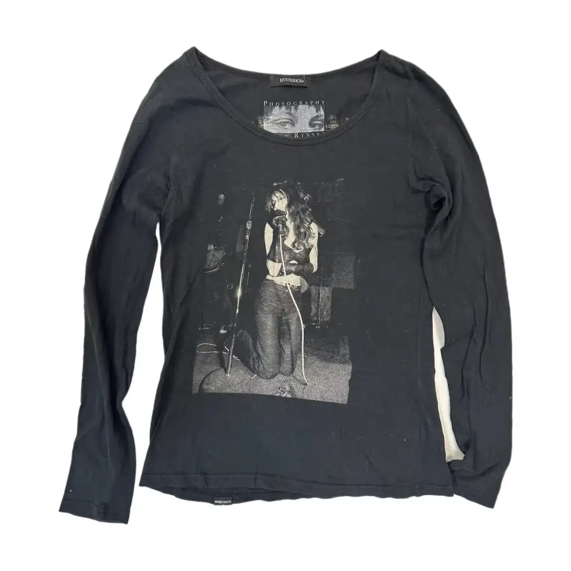 HYSTERIC GLAMOUR Long Sleeve T-Shirt Black