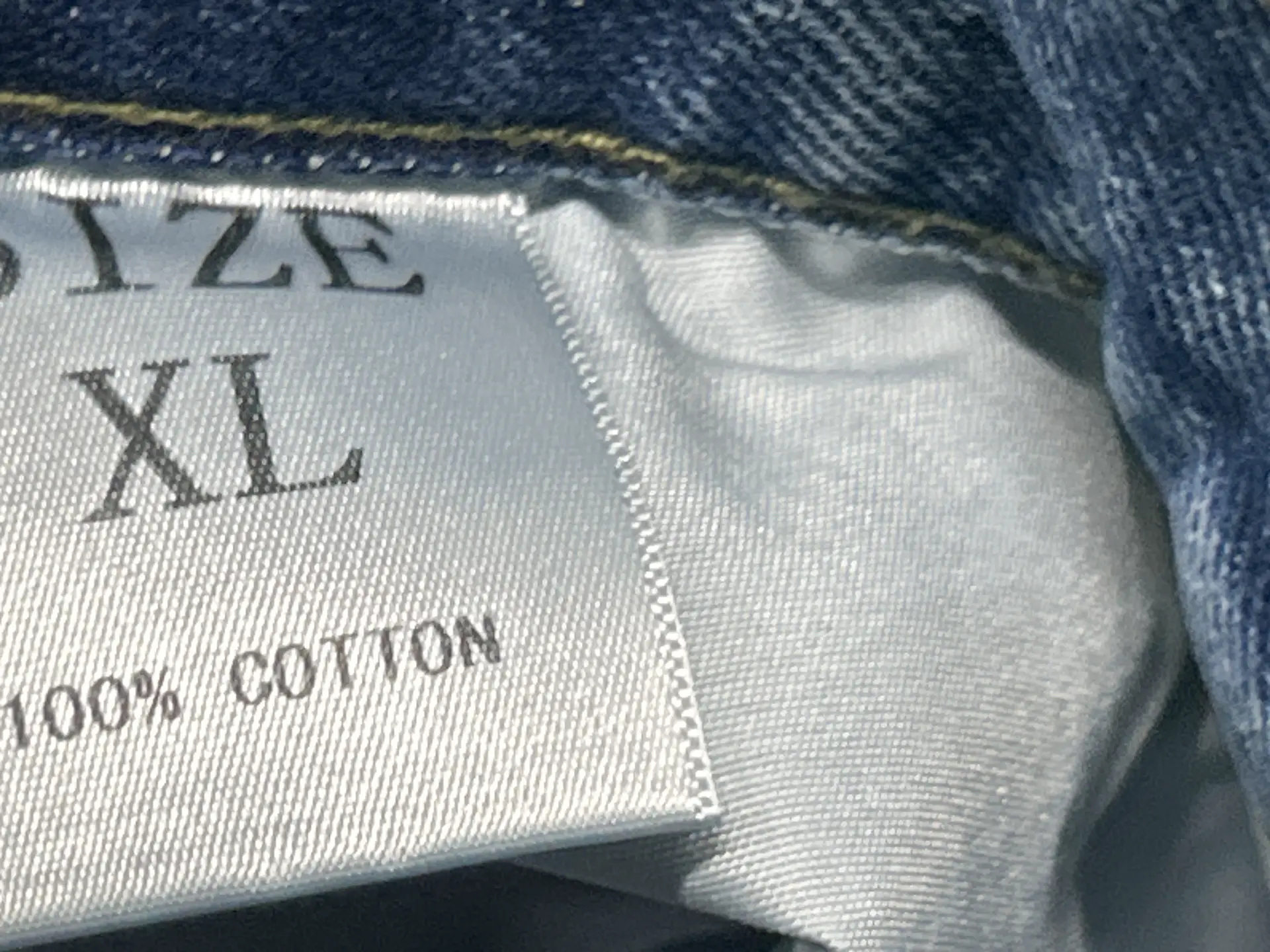 MIJKO men's and women's washed and worn pants, unisex silhouette with pleats, BAGGY polished white blue jeans, trendy