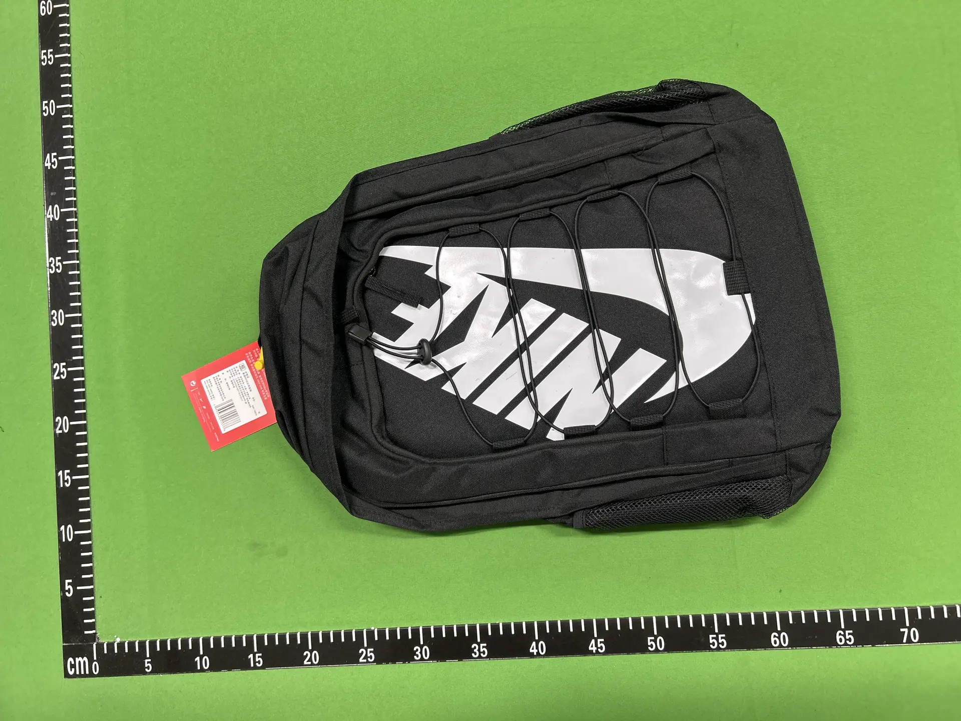 Front Slant Nike Swoosh Triple Strap Three-Color Backpack 66010737