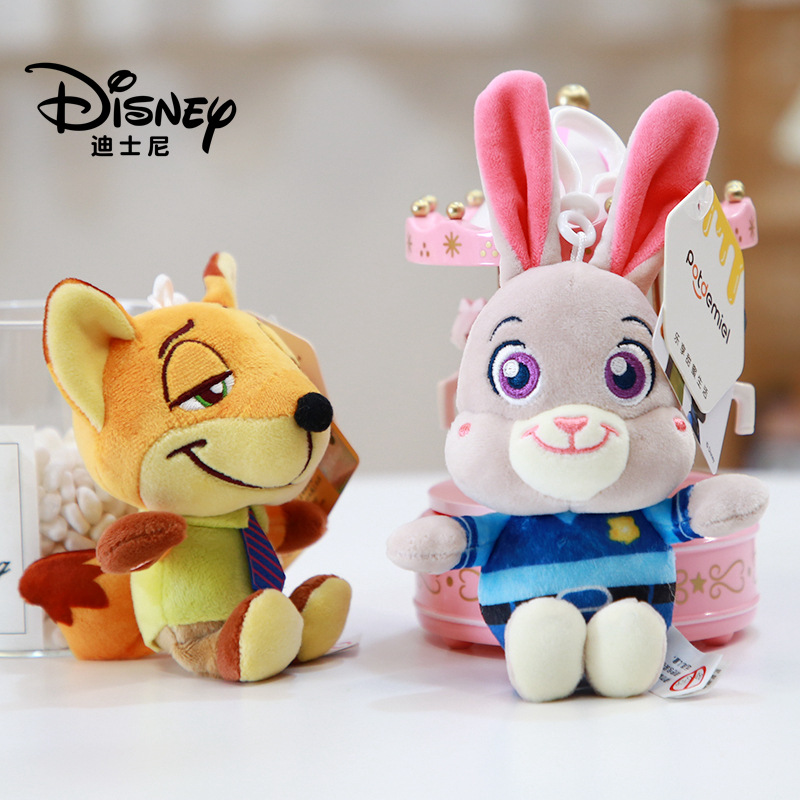 Disney Genuine Zootopia Doll Rabbit Judy Stuffed Toy Nick Lightning Claw Machine Doll