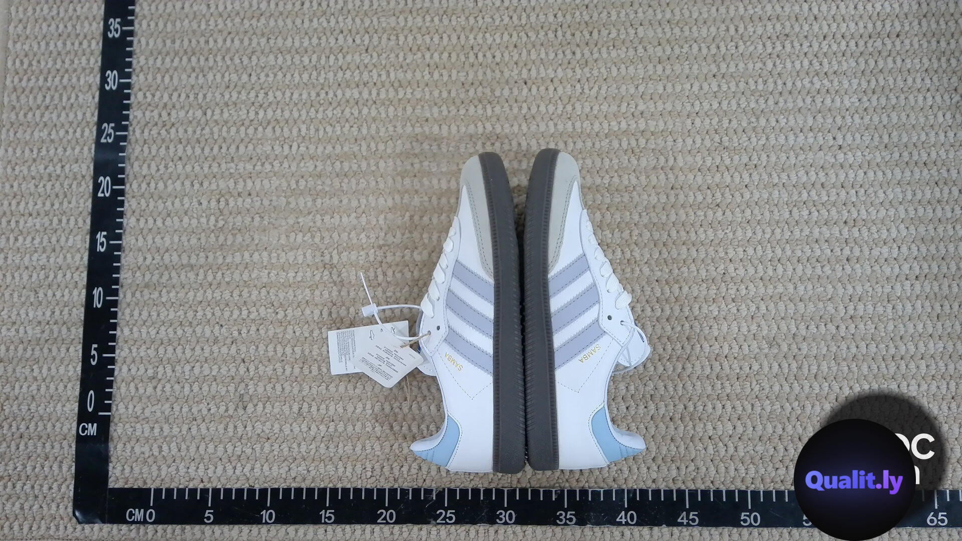Adidas Samba Sneakers White Light Blue QC