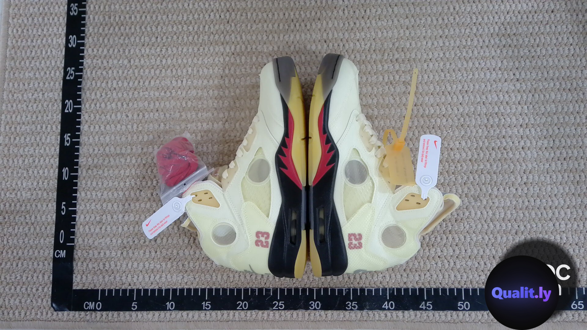 Nike Air Jordan 5 Off-White Sail QC