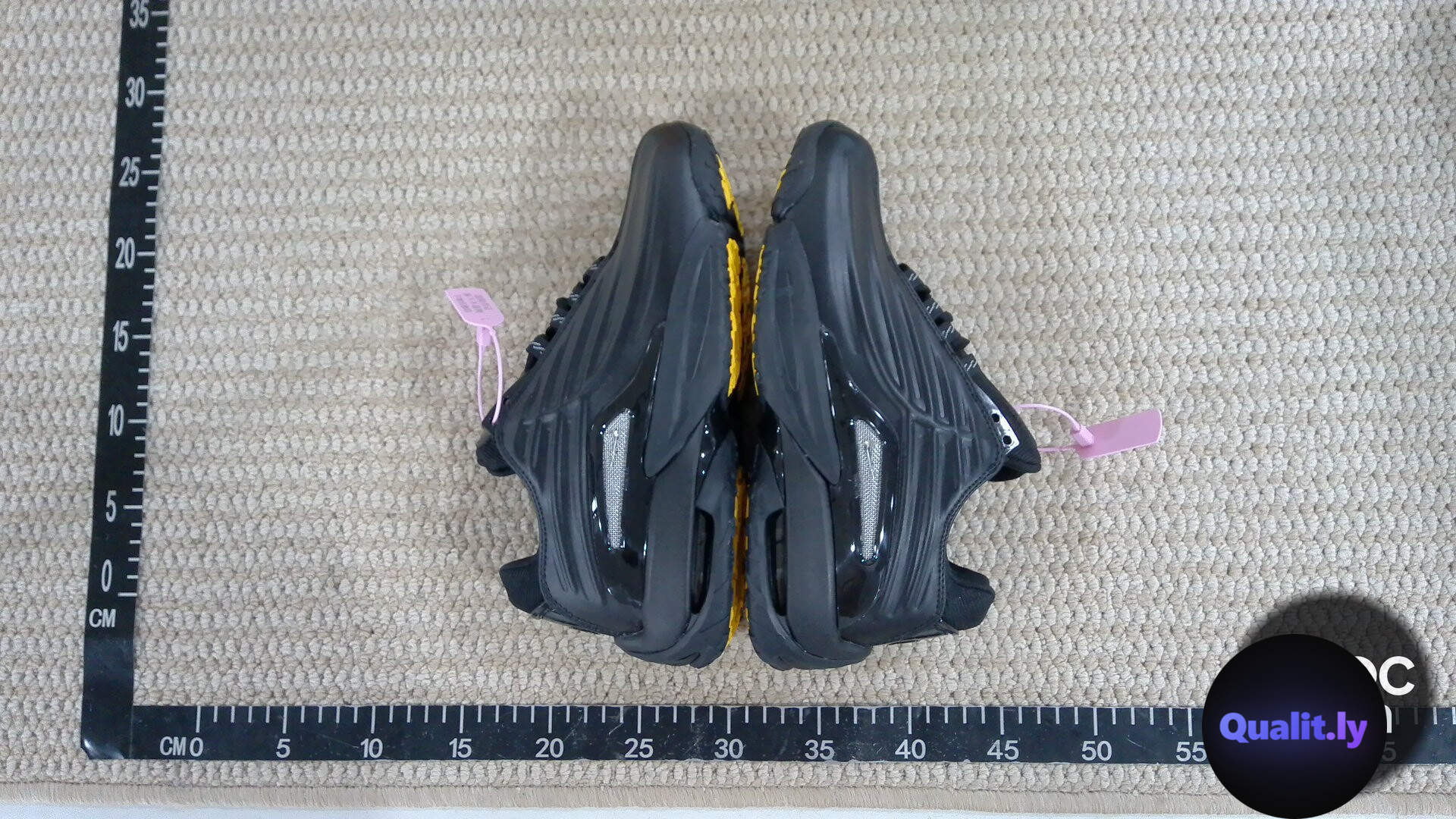 Nike Air Max Plus III DZ7293-001 Black Yellow Sneakers QC