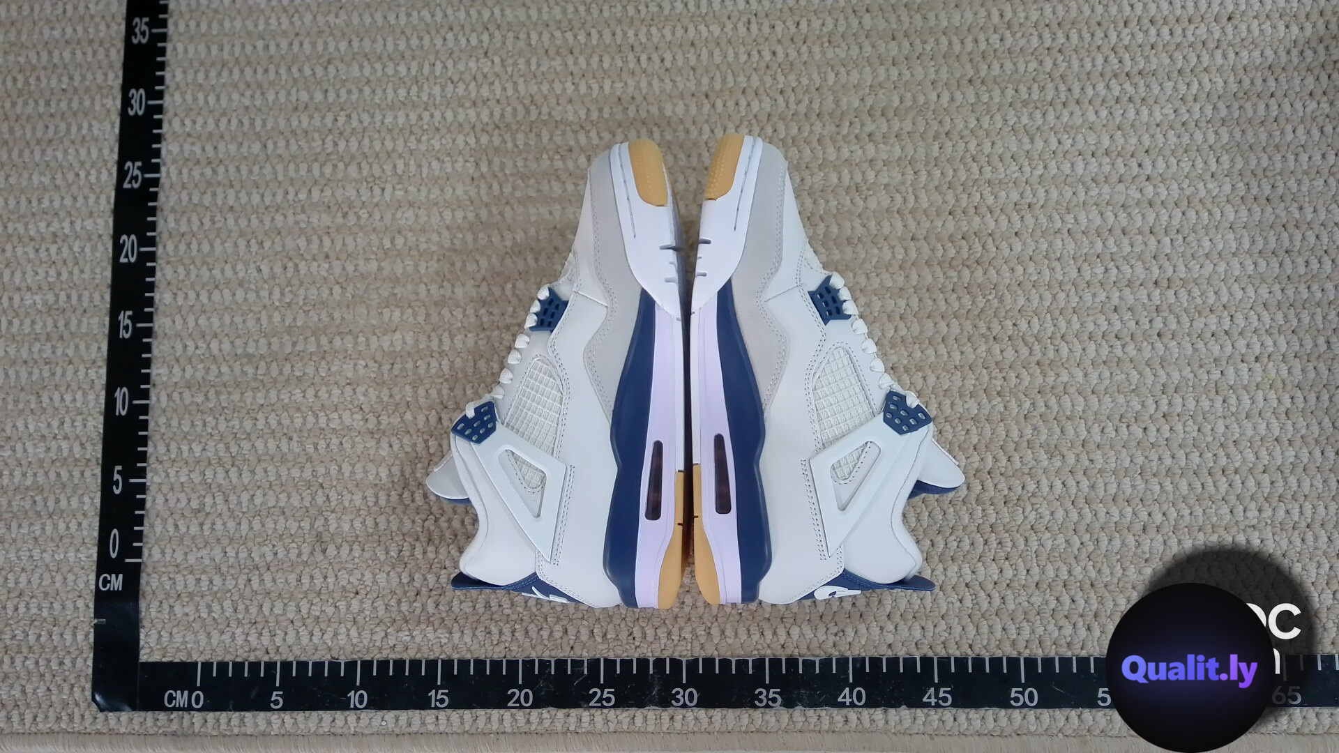 Nike SB Jordan 4 Retro White Navy QC