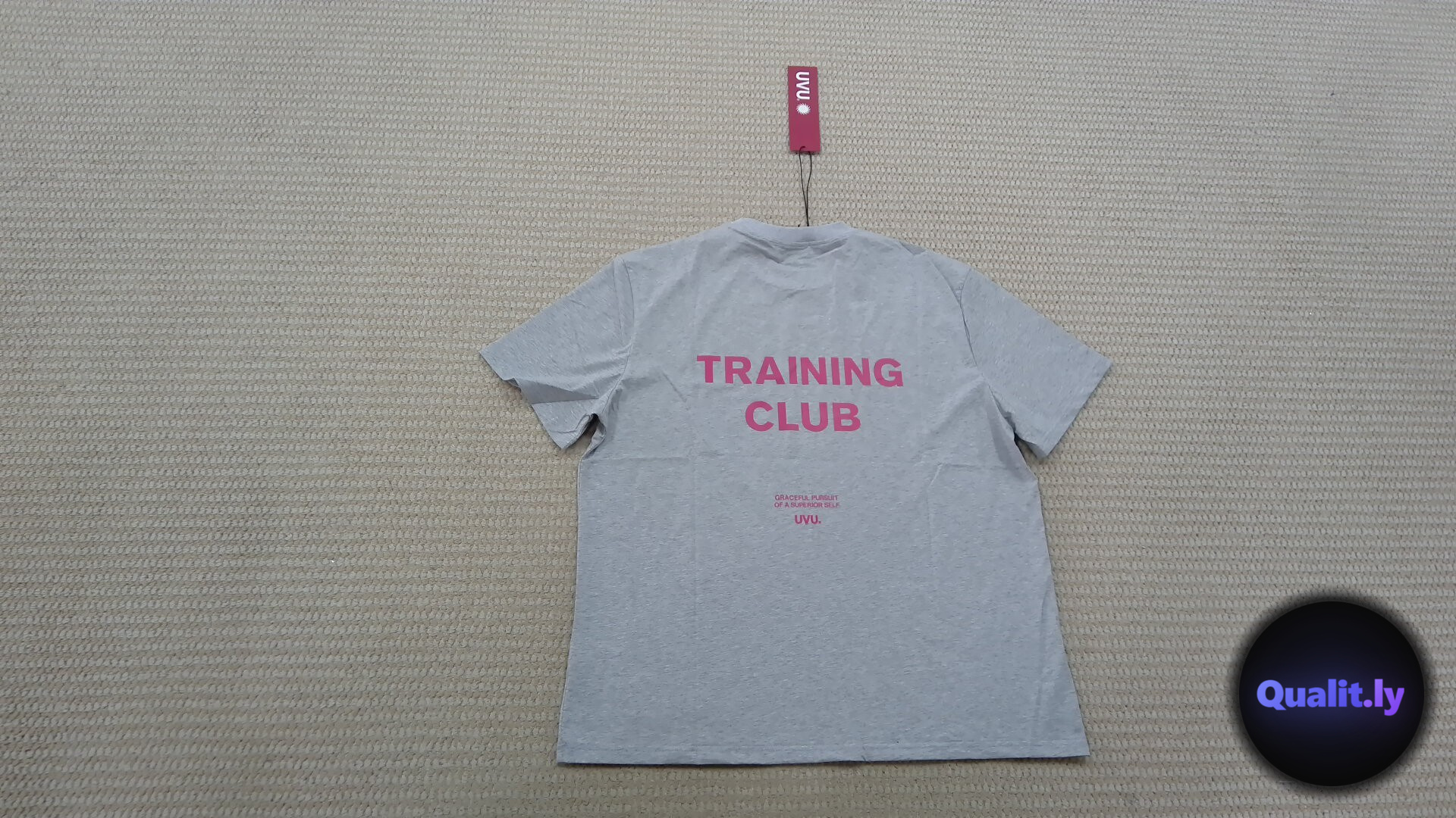 UVU Training Club Grey T-Shirt QC