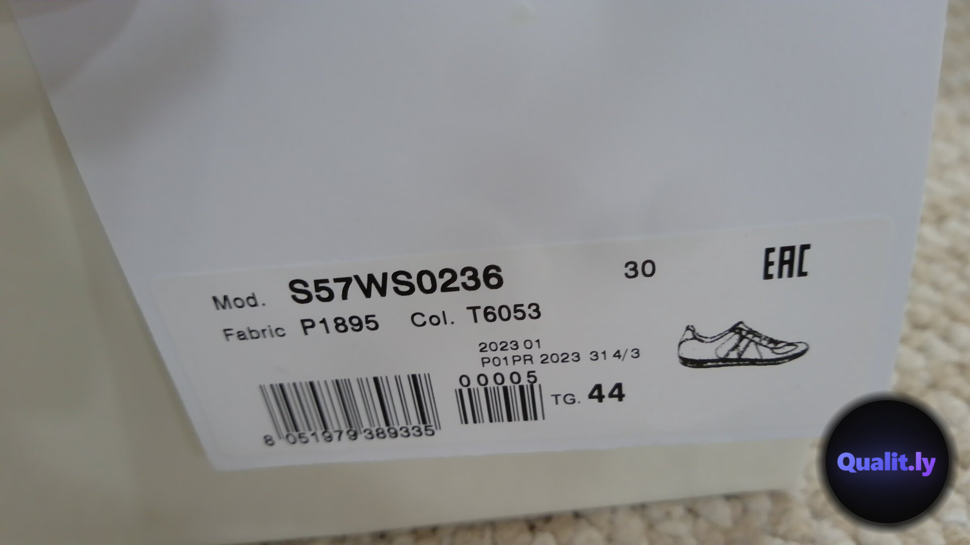 Maison Margiela S57WS0236 T6053 Blue Sneakers — foto QC 2
