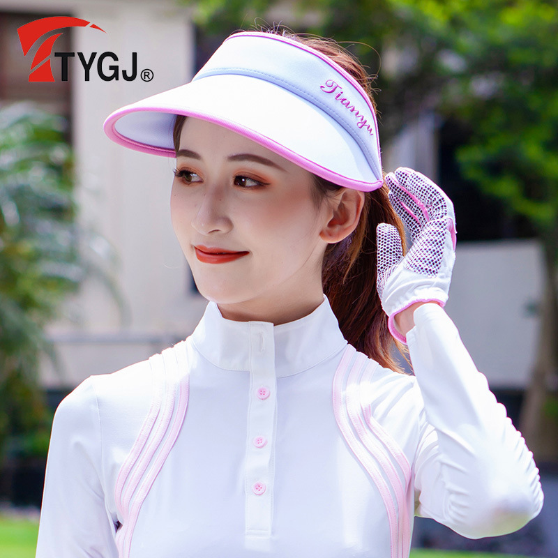 Golf Hat Sunshade Empty Top Large Brim Hat Summer Versatile Sun Hat Face-Covering Sun Protection Topless Hat Breathable