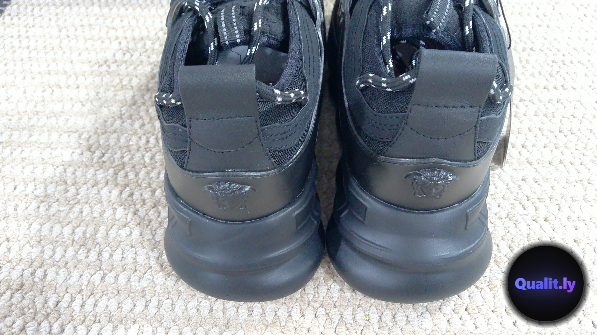 Versace Greca Sneakers Black — photo QC 3