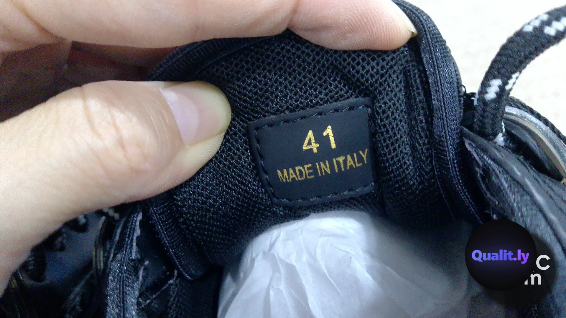 Versace Greca Sneakers Black — photo QC 2