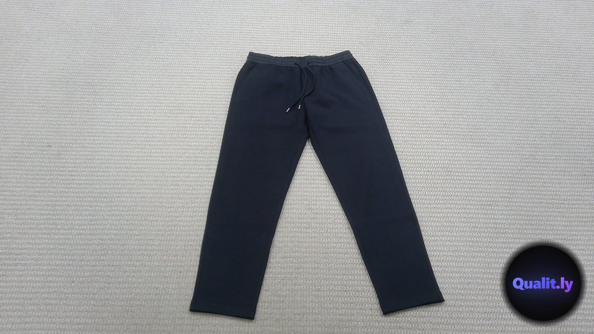 Prada Black Logo Detail Trousers QC