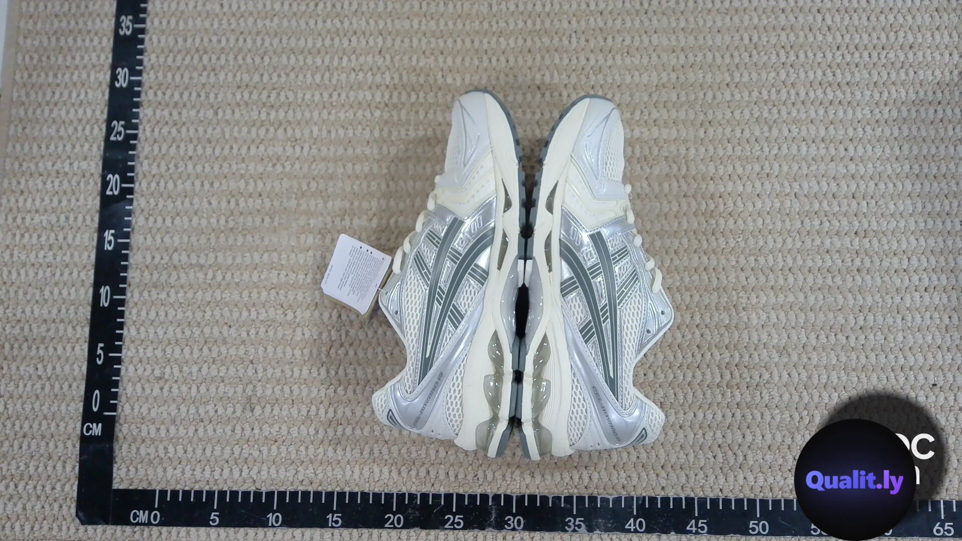 Asics Gel-Kayano 28 White Silver Sneakers QC